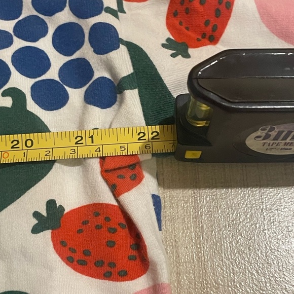 merimekko X Uniqlo Fruit Motif Short Sleeve Top Shirt Summer - Picture 7 of 9